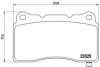 BREMBO P 09 004 Brake Pad Set, disc brake